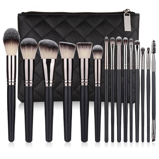 Matte Black Makeup set 15pc