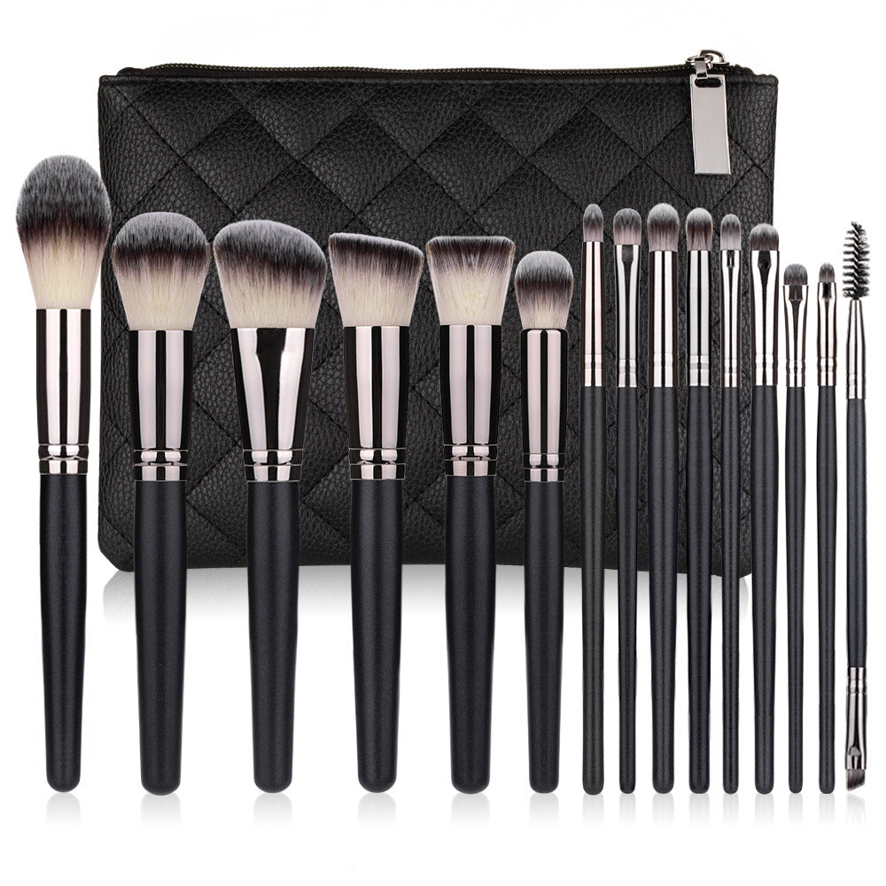 Matte Black Makeup set 15pc
